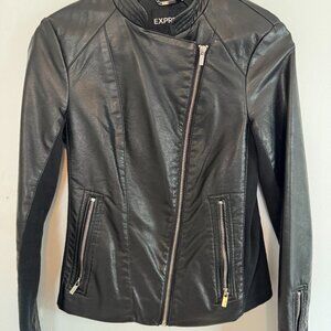 Express - Size XS - Vegan Leather Moto Jacket - like new condition